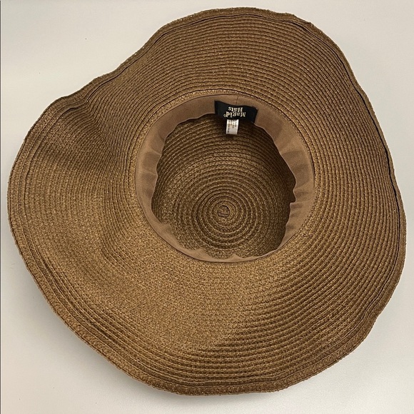 Magid Hats Brown Wide-Brim Hat with moldable wire edge one size main image 5